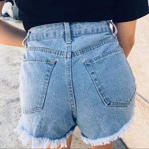 Blue denim forever 21 shorts